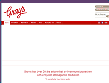 Tablet Screenshot of grays.se